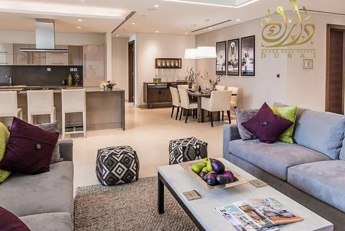 2 bedroom apartment with the views of Burj Khalifa