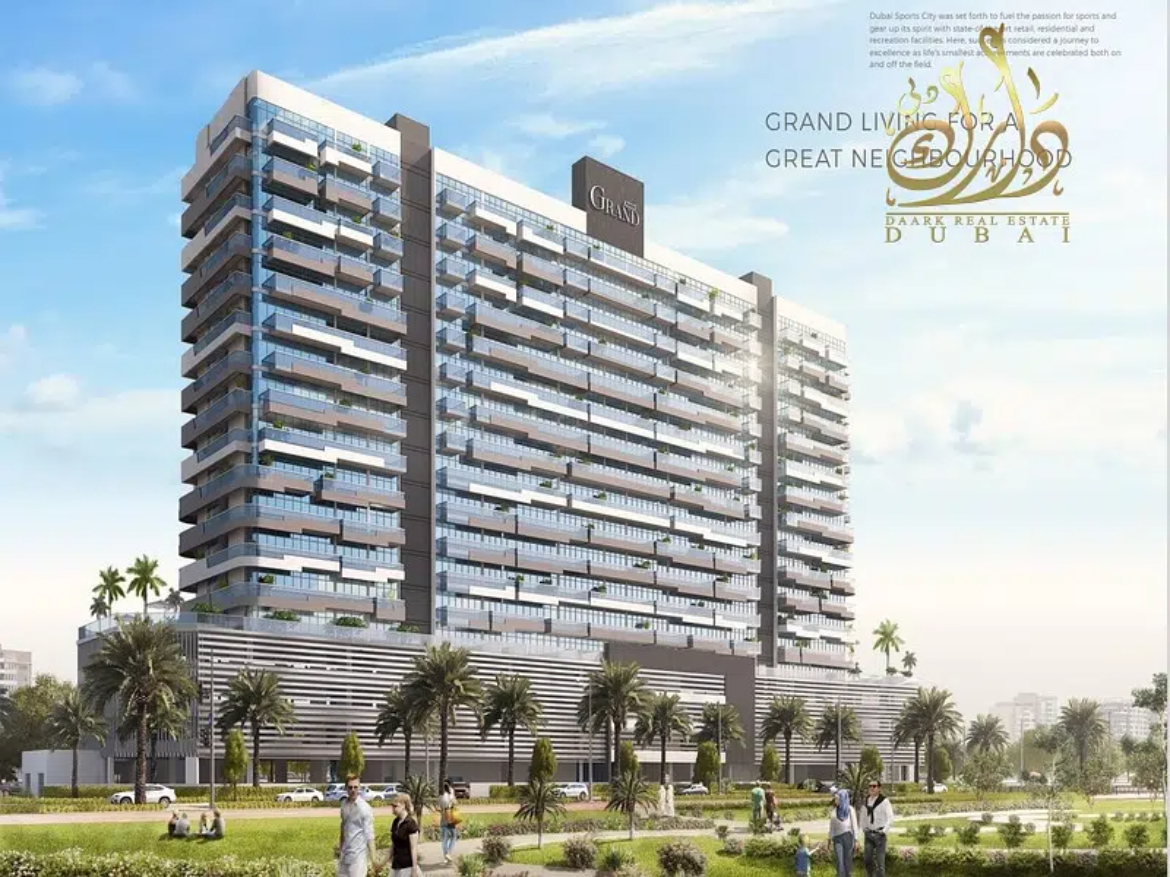 2 Bedrooms Apartment @ Azizi Grand in Dubai Sports City