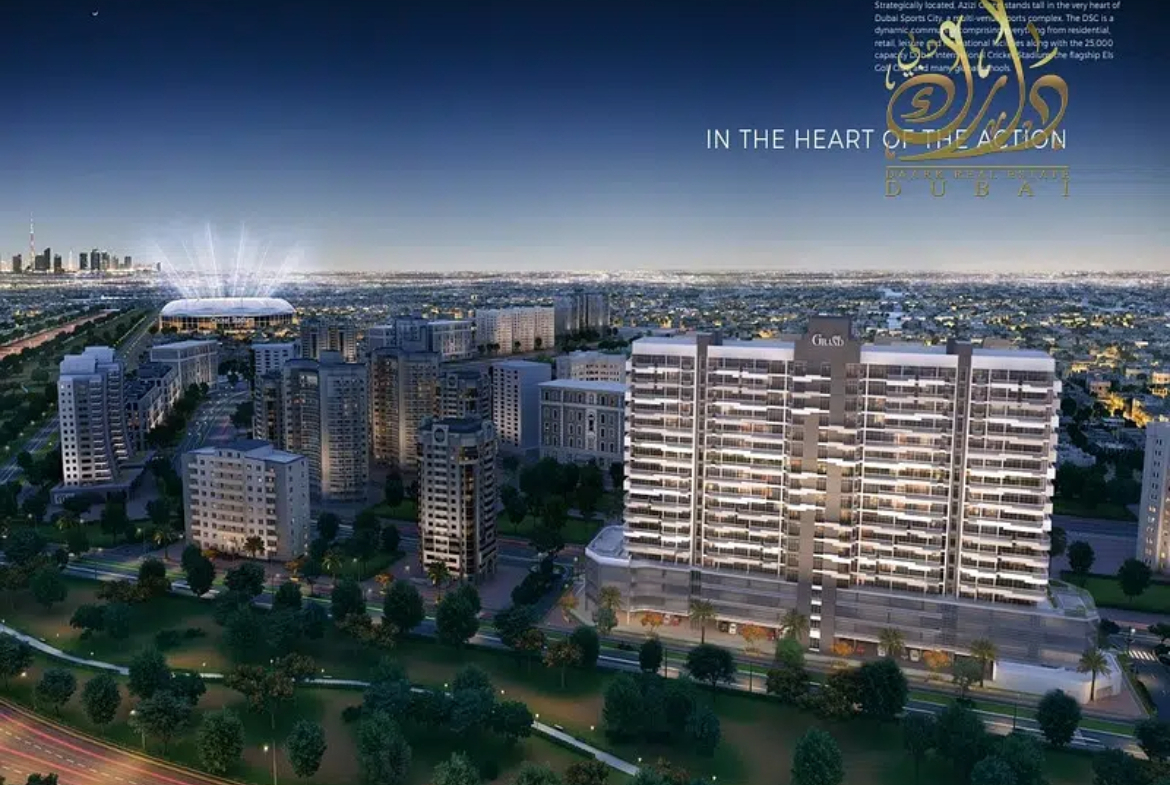 2 Bedrooms Apartment @ Azizi Grand in Dubai Sports City